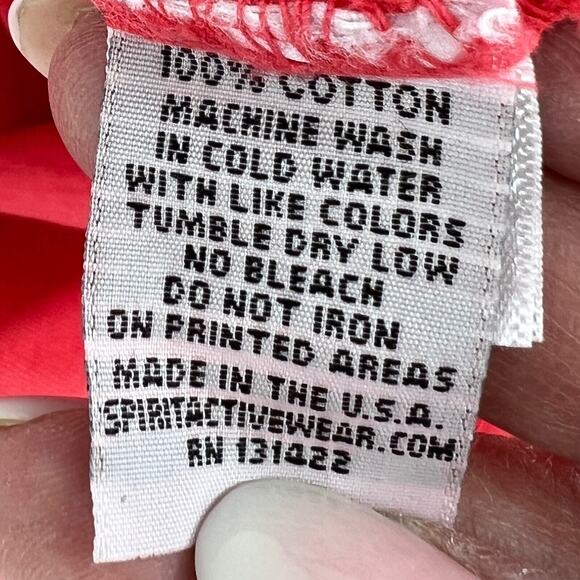 Spirit Jersey GRAND CANYON ARIZONA Watermelon Red Long Sleeve T Shirt M **READ** - Picture 6 of 7